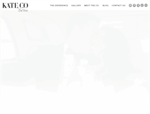 Tablet Screenshot of kateandcollc.com